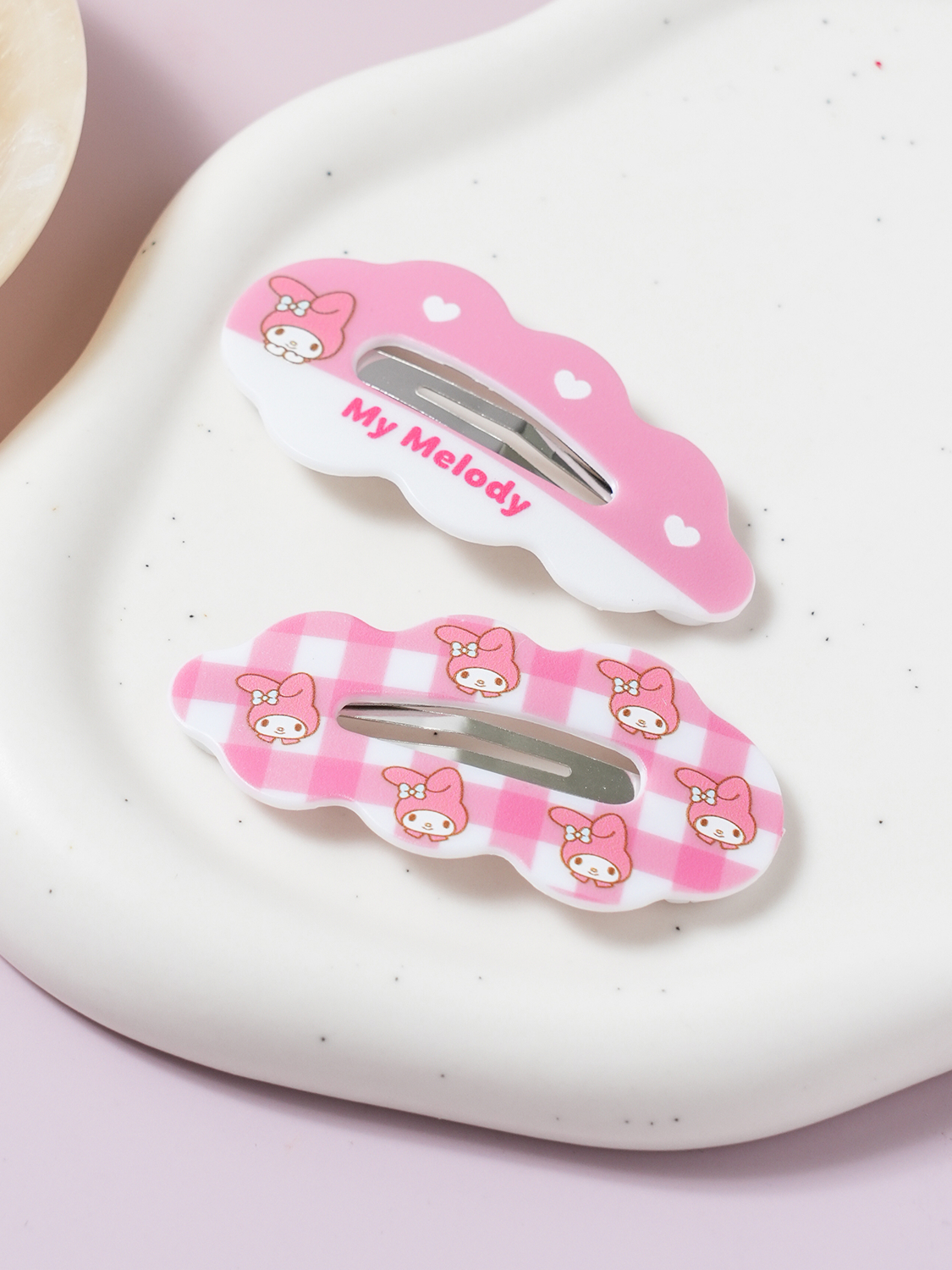 My Melody Cloud Snap Pins 2pcs