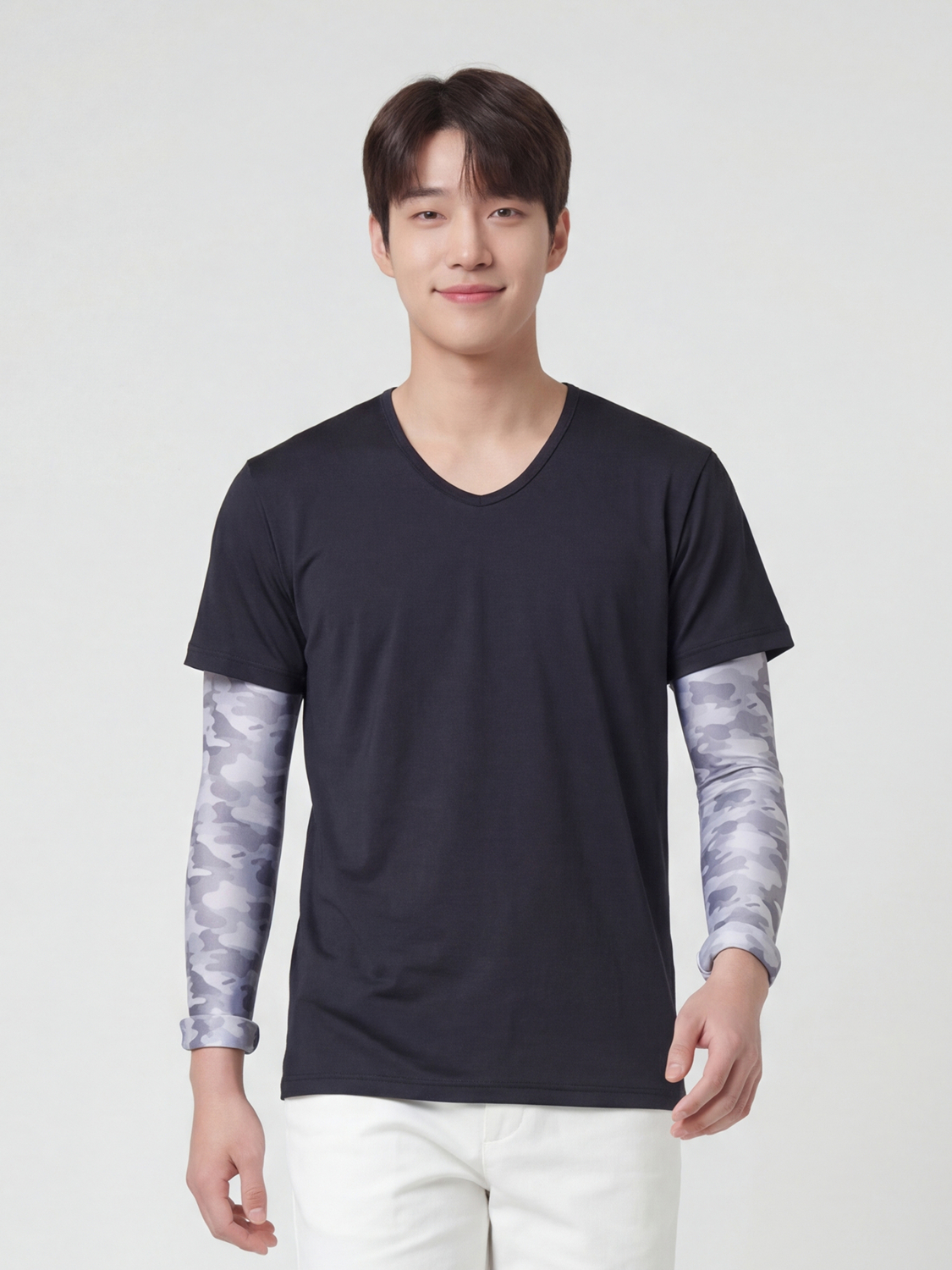 [Blocks up to 96% of UV] Military pattern design cool tosh gray