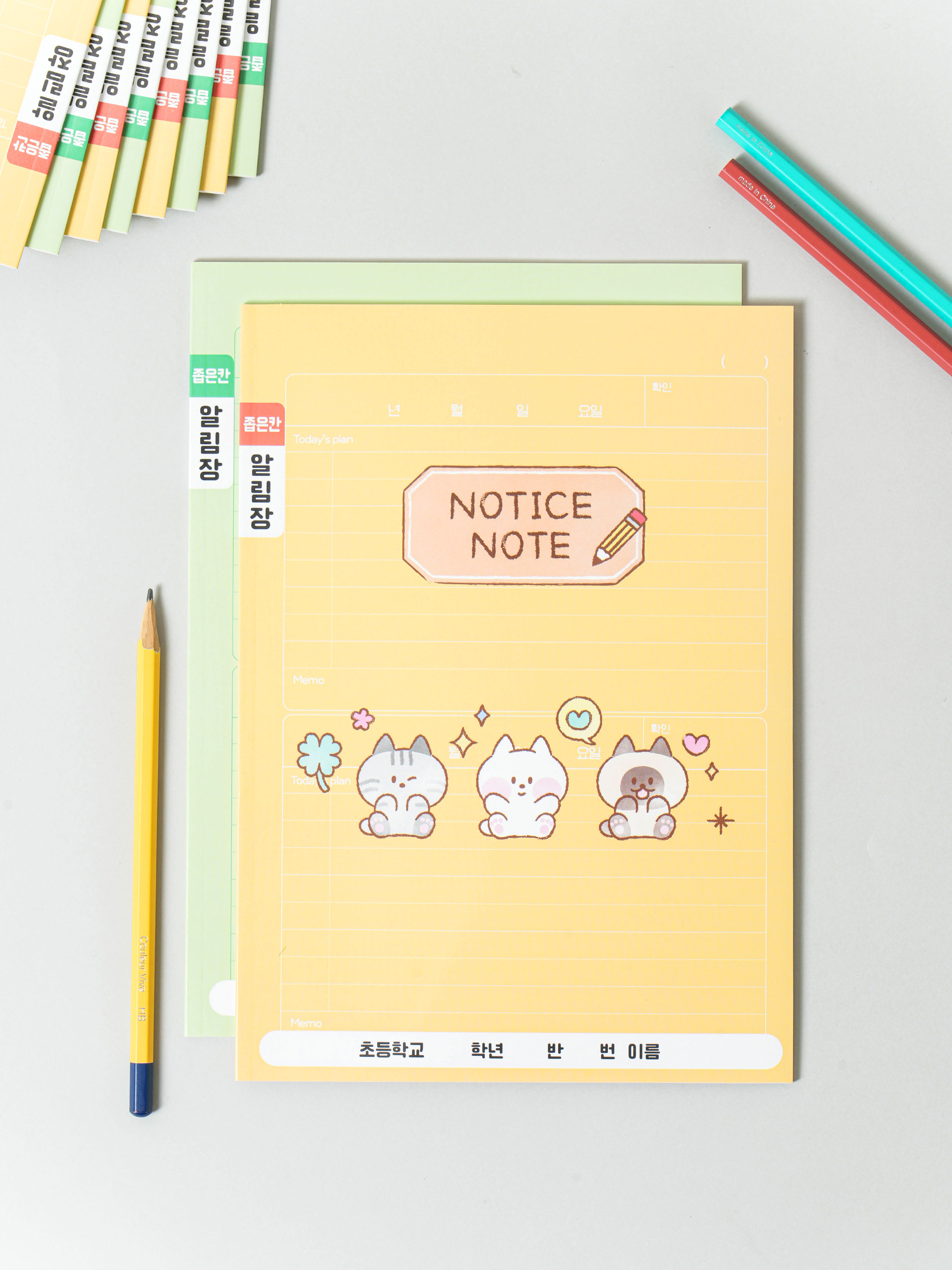 Elementary school 3-6 reminder booklet, 24 sheets, 10 books