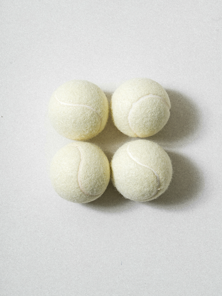 Tennis ball chair foot covers 4pcs ivory