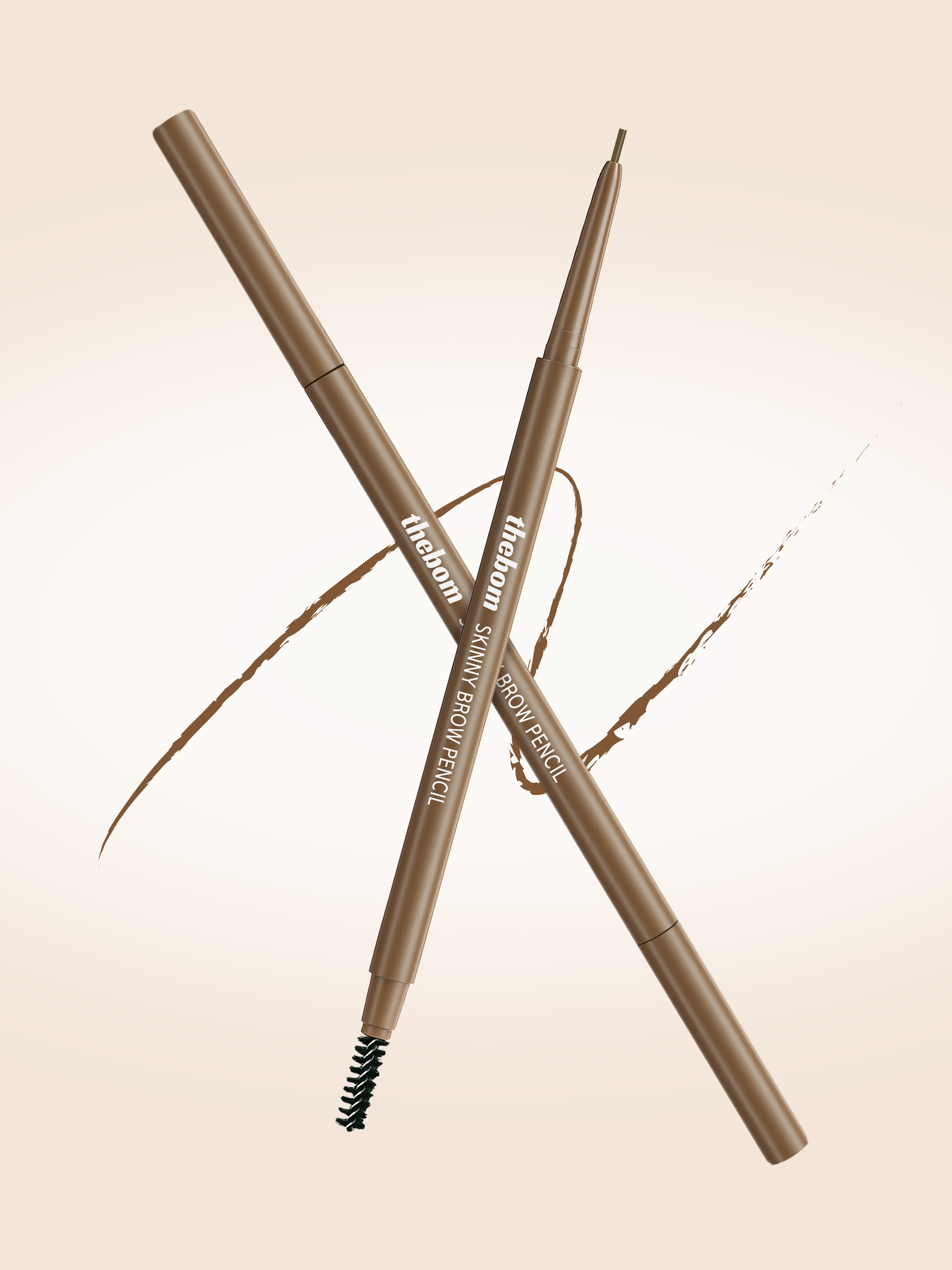 [02 Natural Brown] The Bom Skinny Brow Pencil