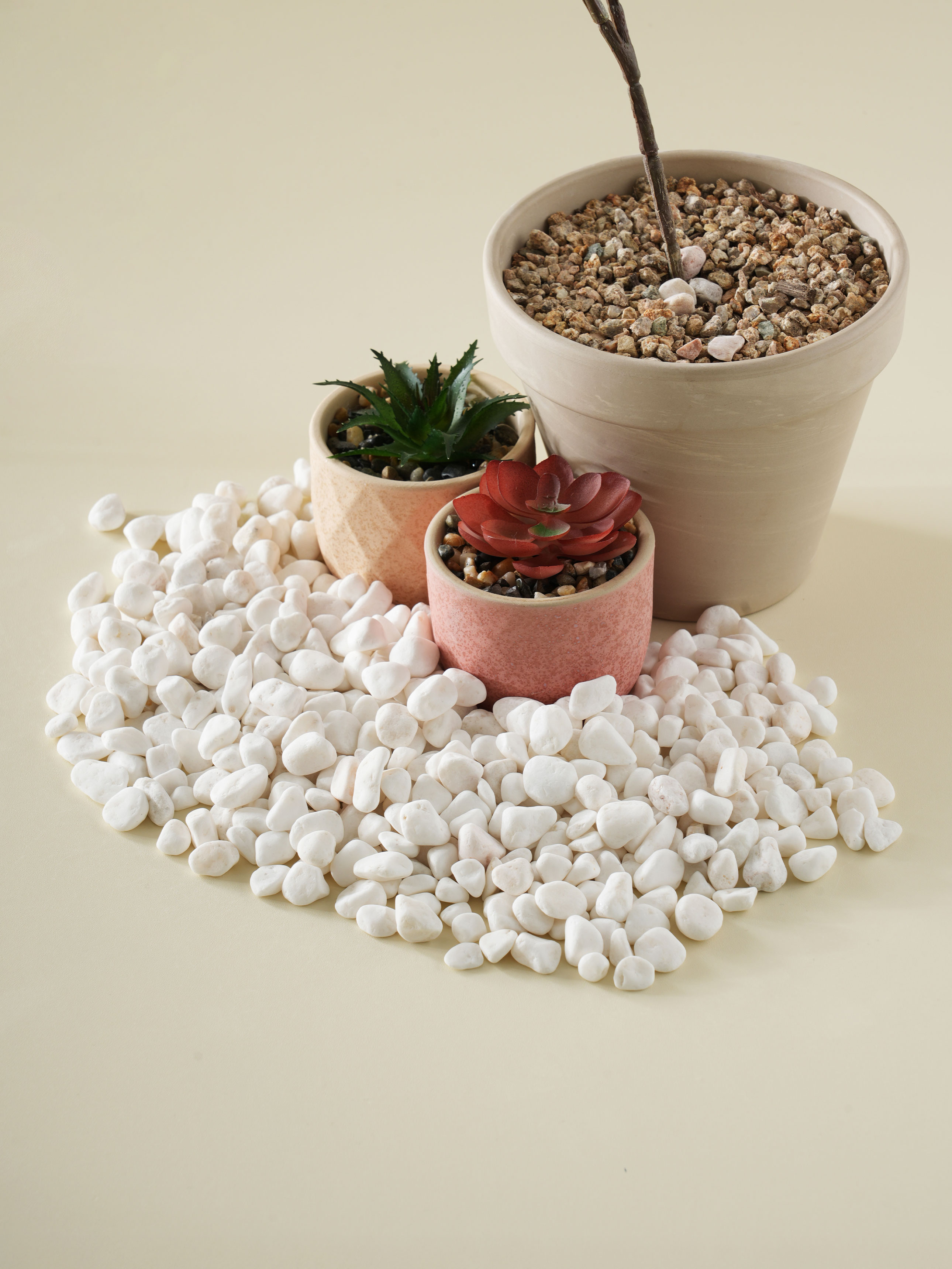 Gardening Gravel 1 kg Neutral White