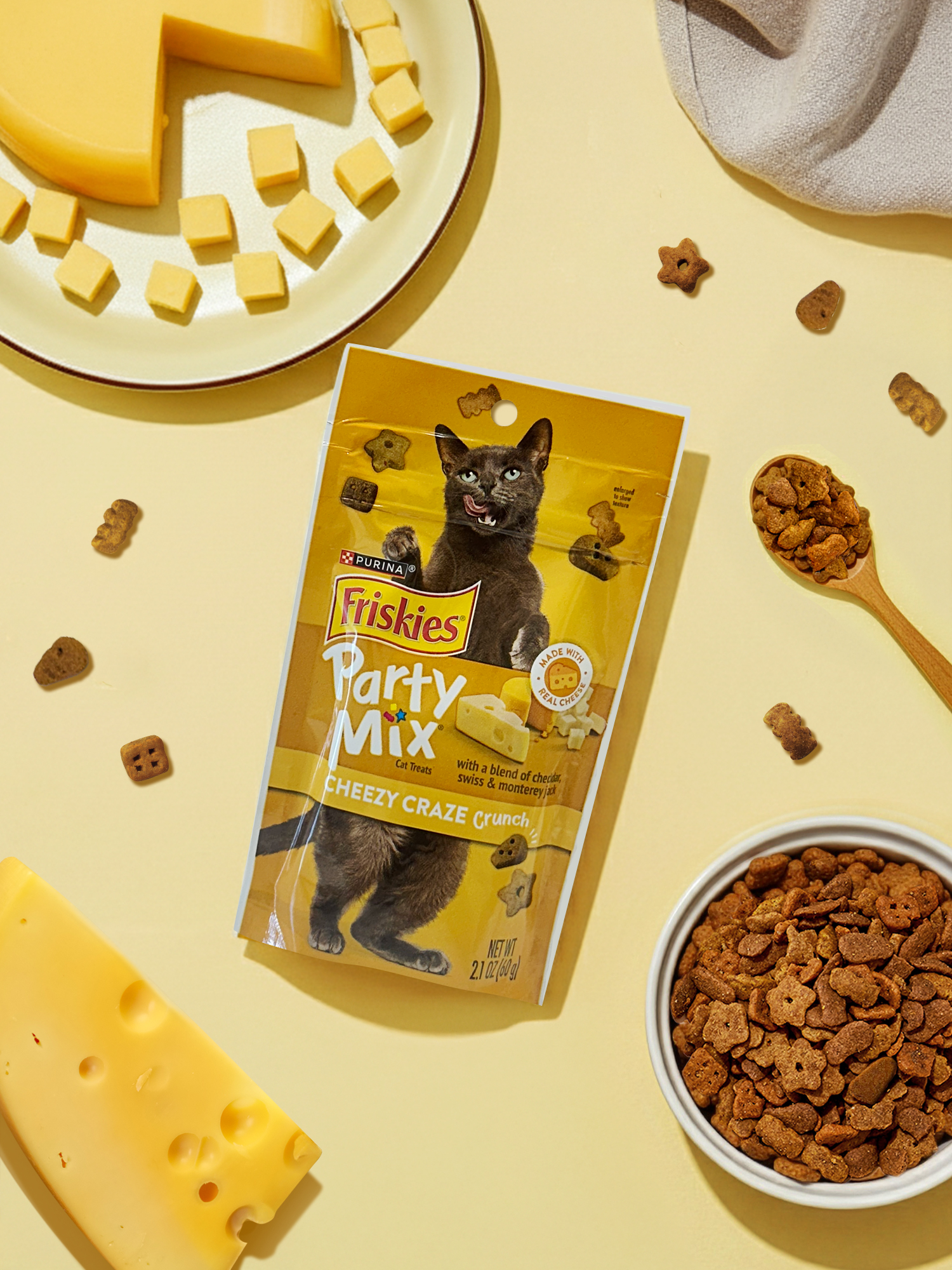 [Pet] Freesky Party Mix Cheese Crazy 60 g