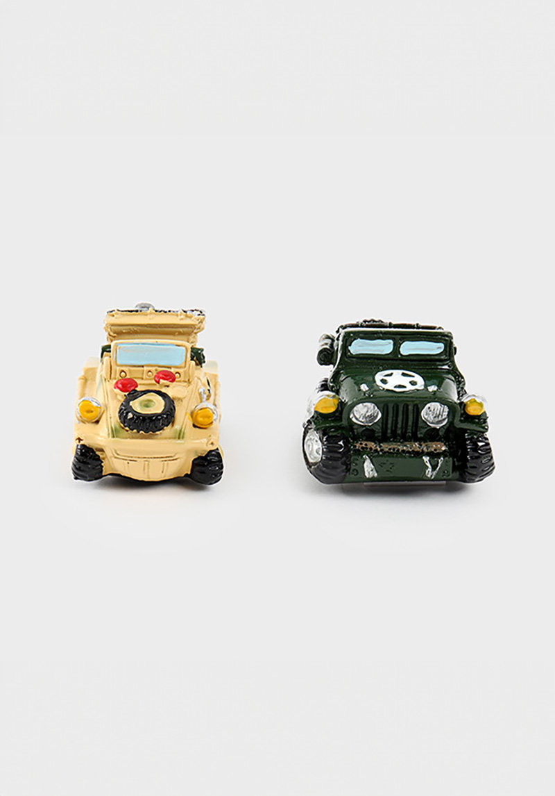 Poly military car decoration (small)