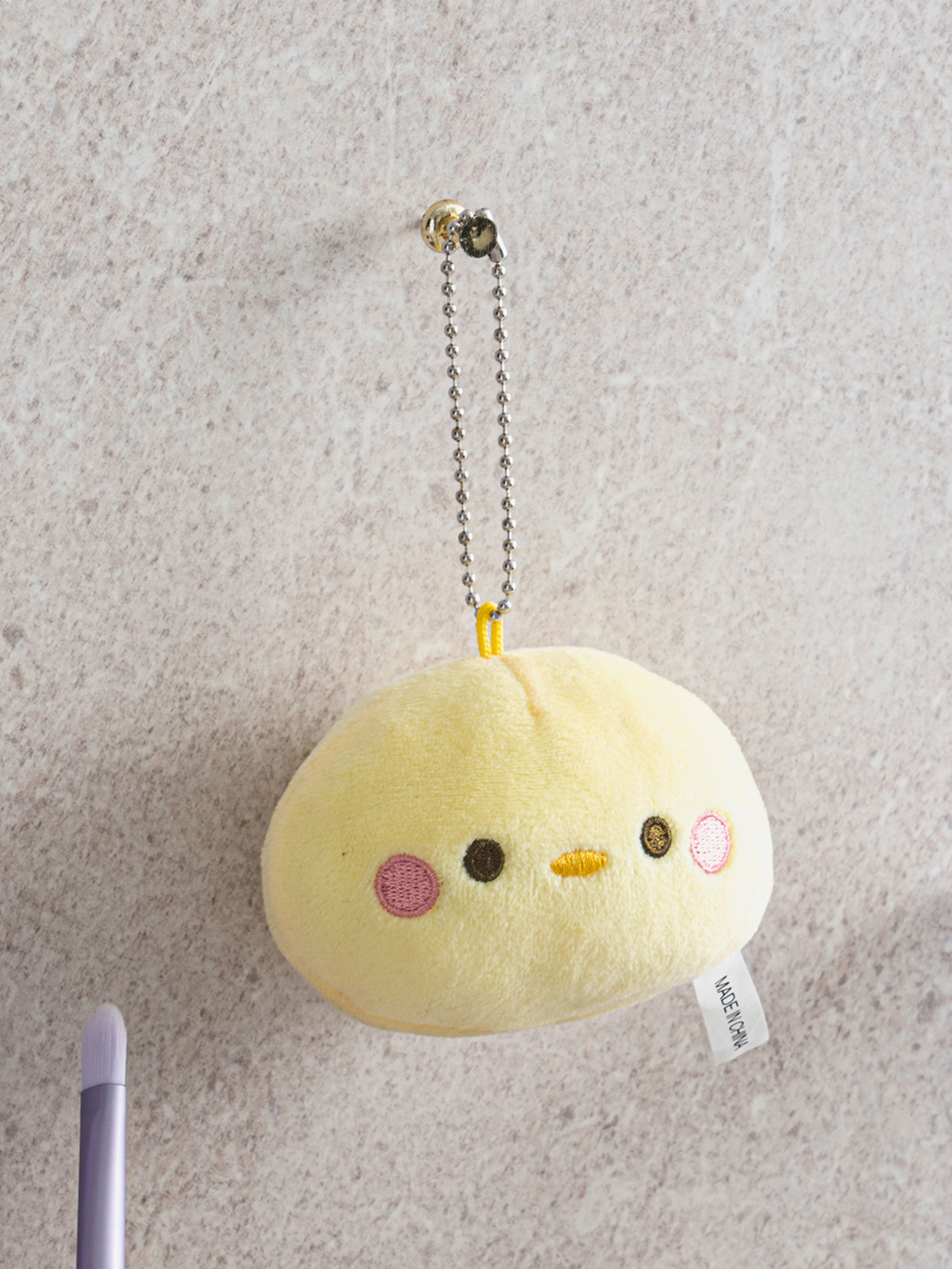 Round animal friends hanging doll chick