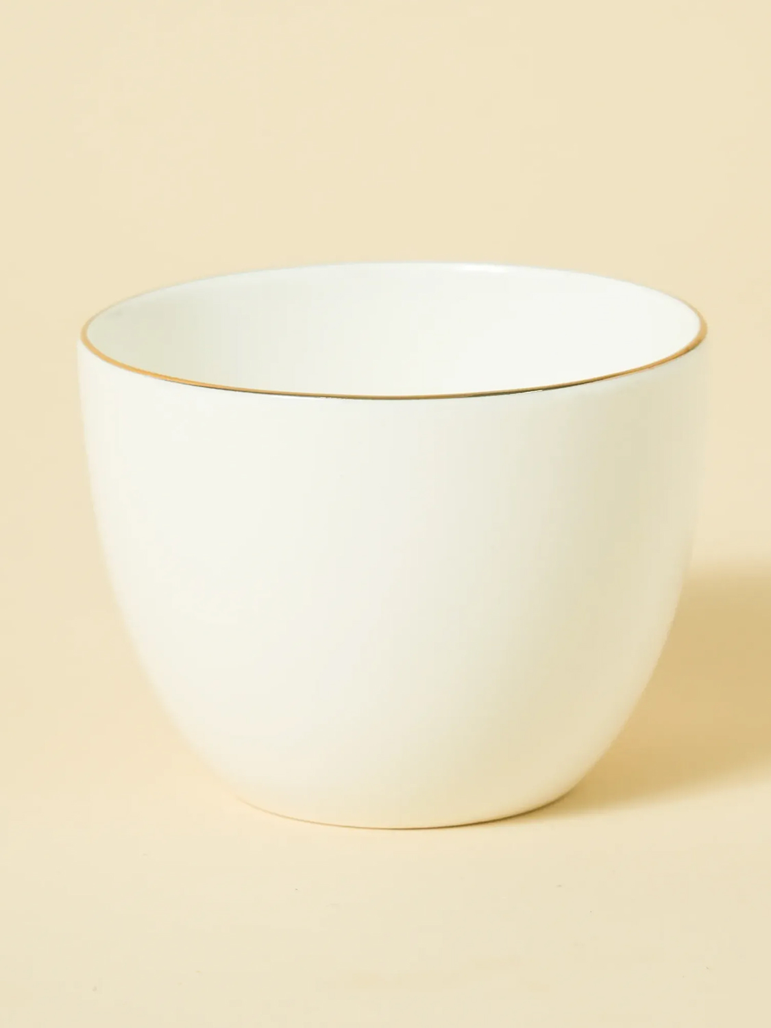 화이트 금장 라인 둥근 볼 11.5 cm