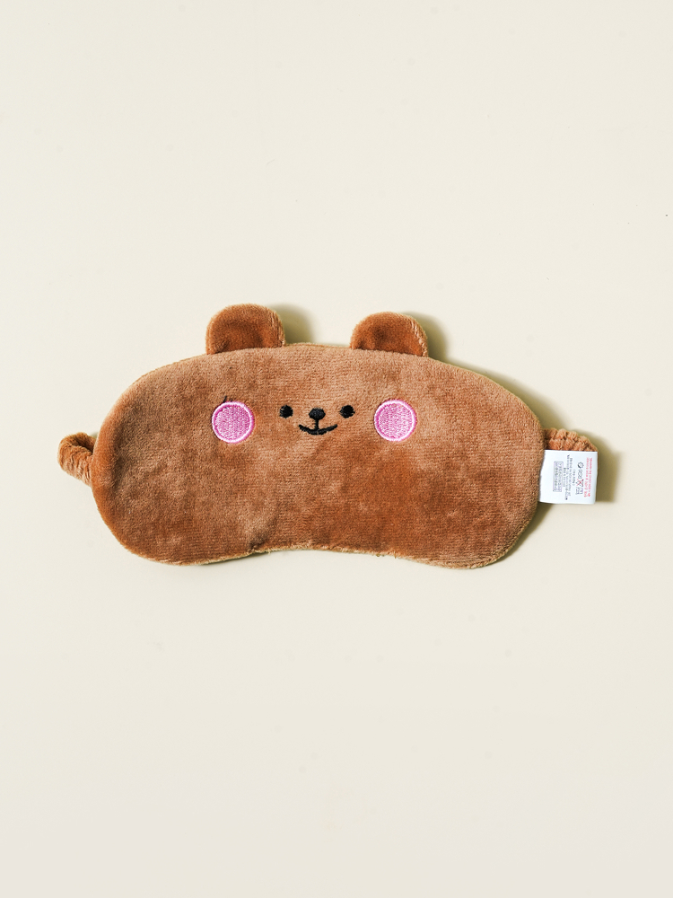 Teddy bear embroidery sleep mask
