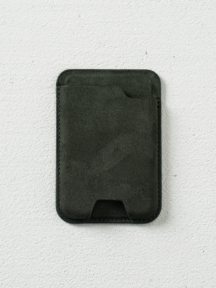 MagSafe Compatible Soft Touch Card Wallet Green