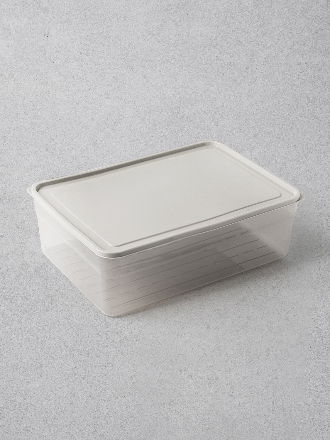 Flexible soft storage container 6 L gray