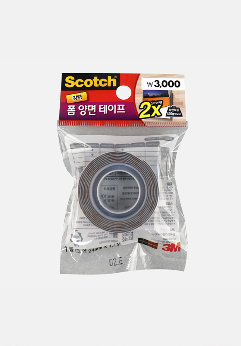 3M Scotch strong foam double-sided tape 24mmX1.1m