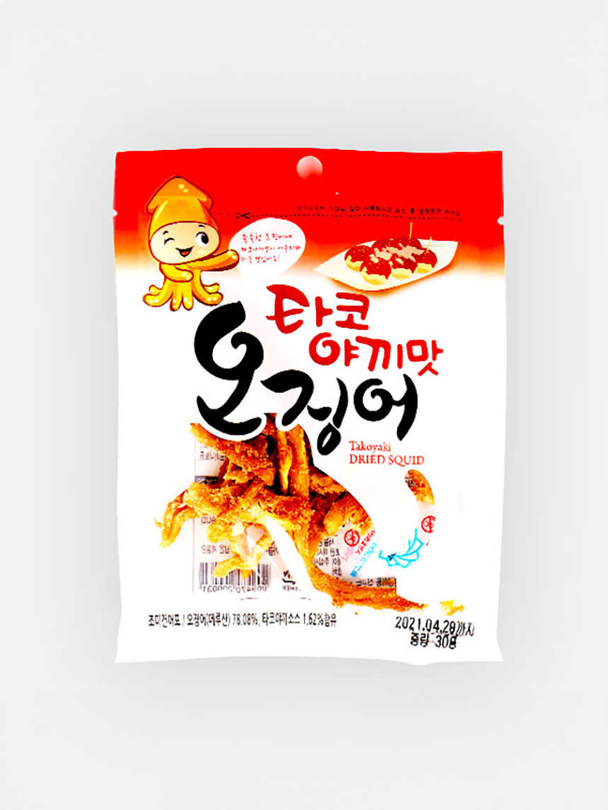 Cheonghae Takoyaki Flavored Squid 30g