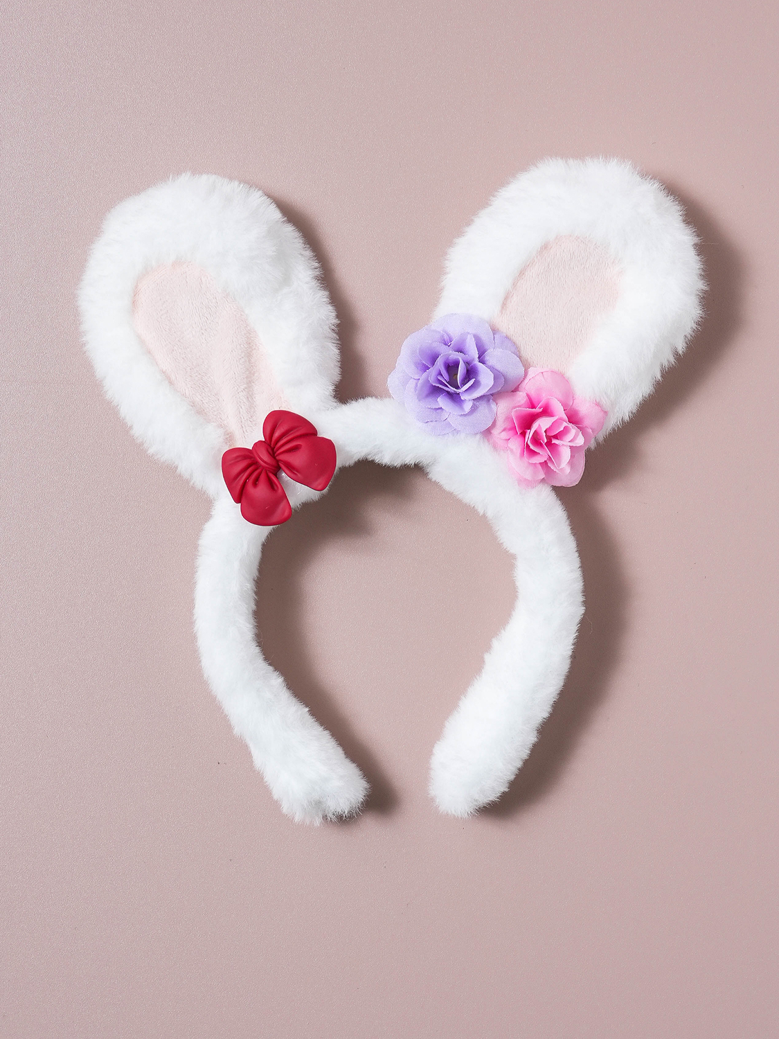 rabbit headband pink