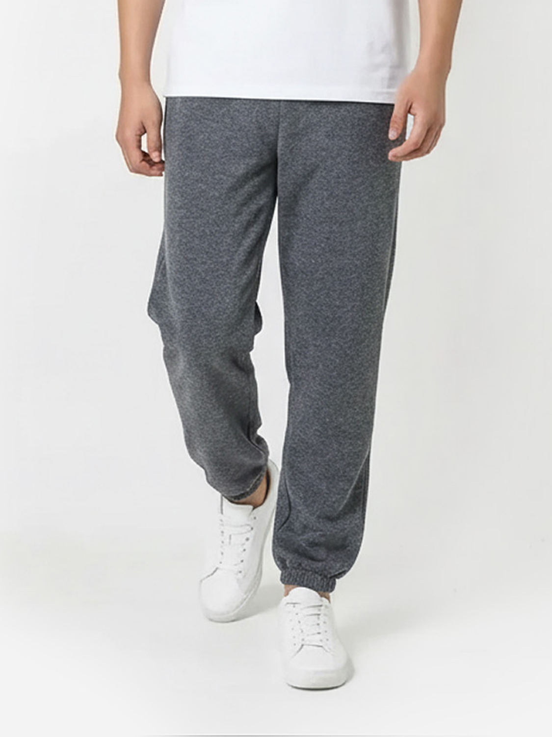 [Common] Brushed jogger pants S/M/L deep gray