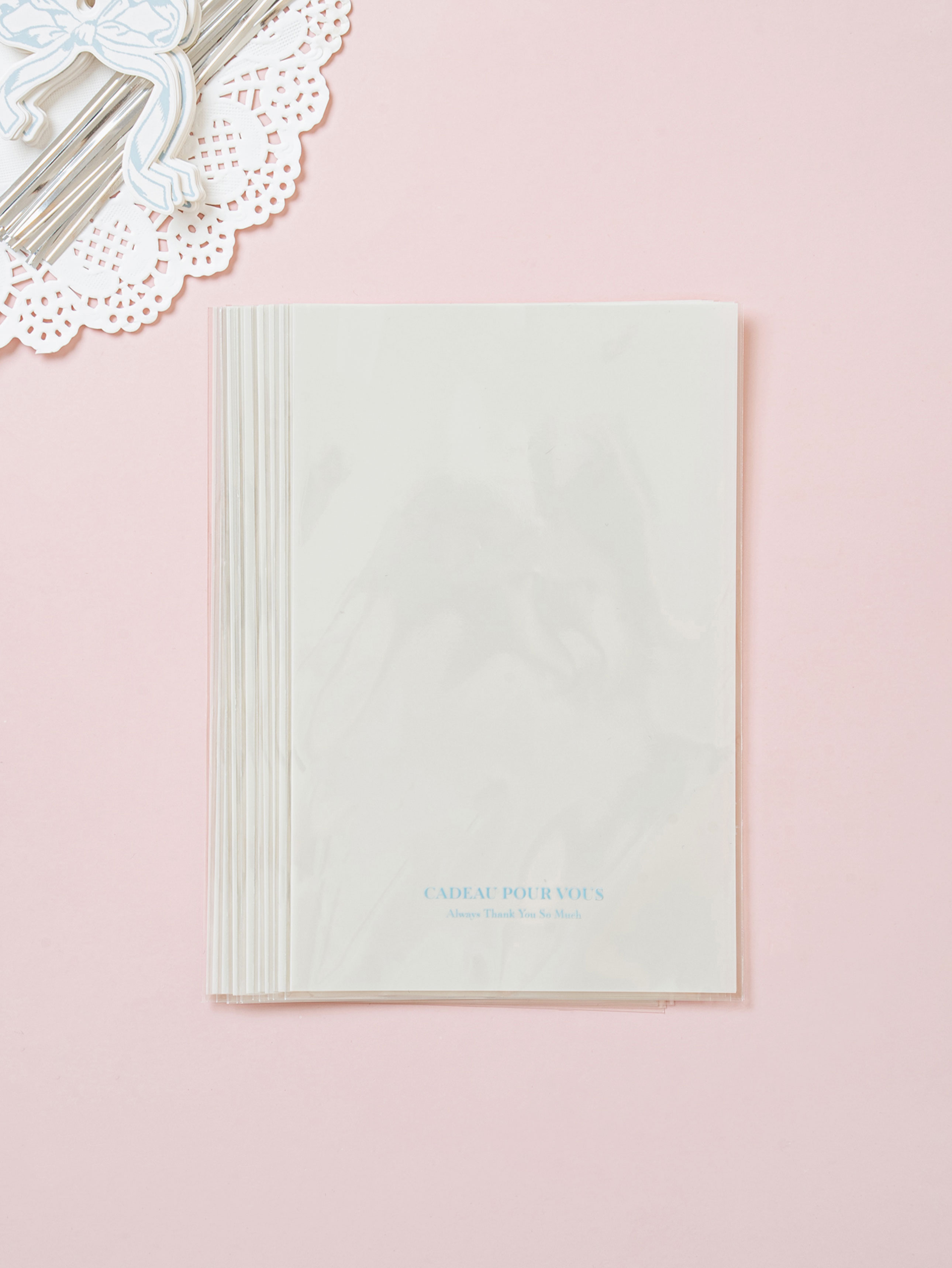 15 high-quality ribbon non-adhesive envelopes