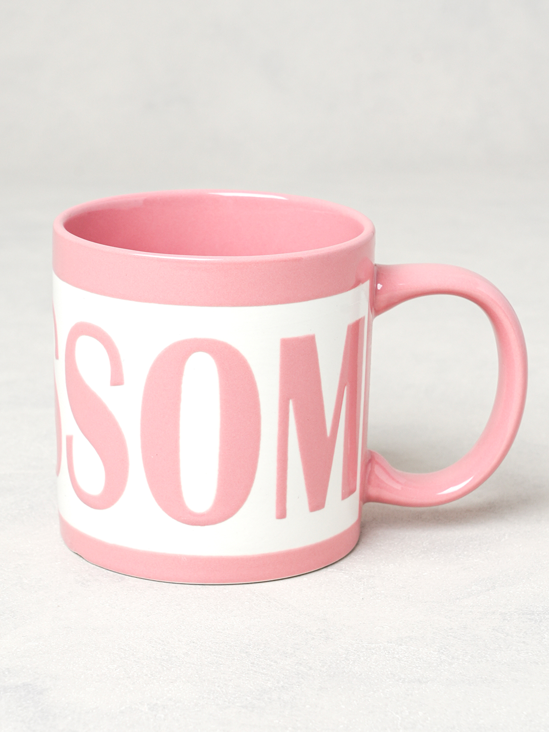 Color Lettering Mug 340 ml Pink