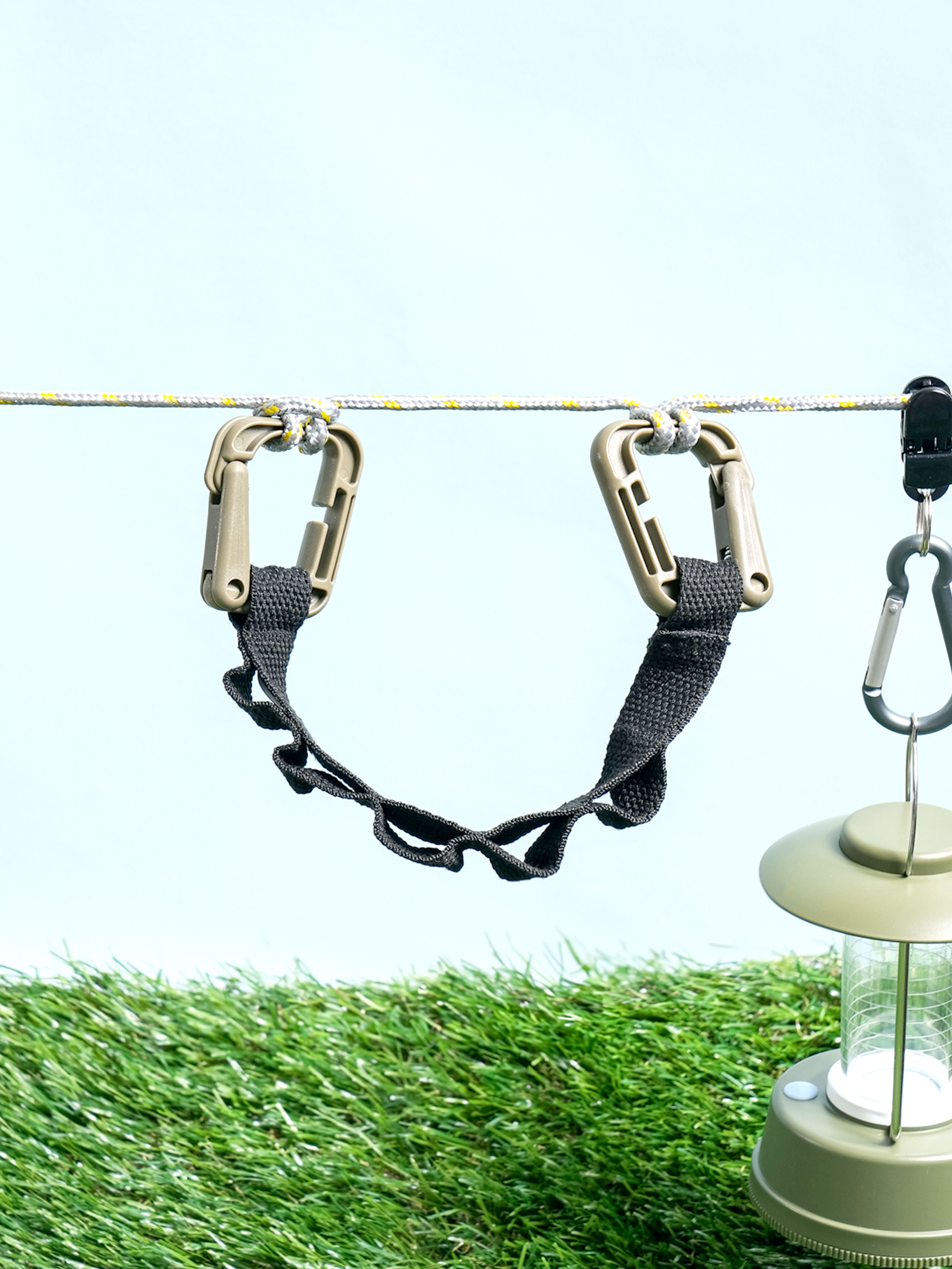 Carabiner daisy chain 6 compartments