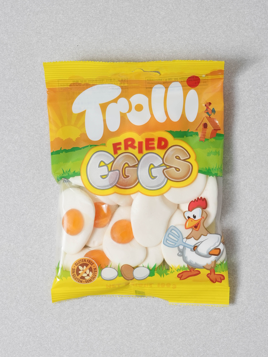 Trolley fried egg shaped jelly 100 g