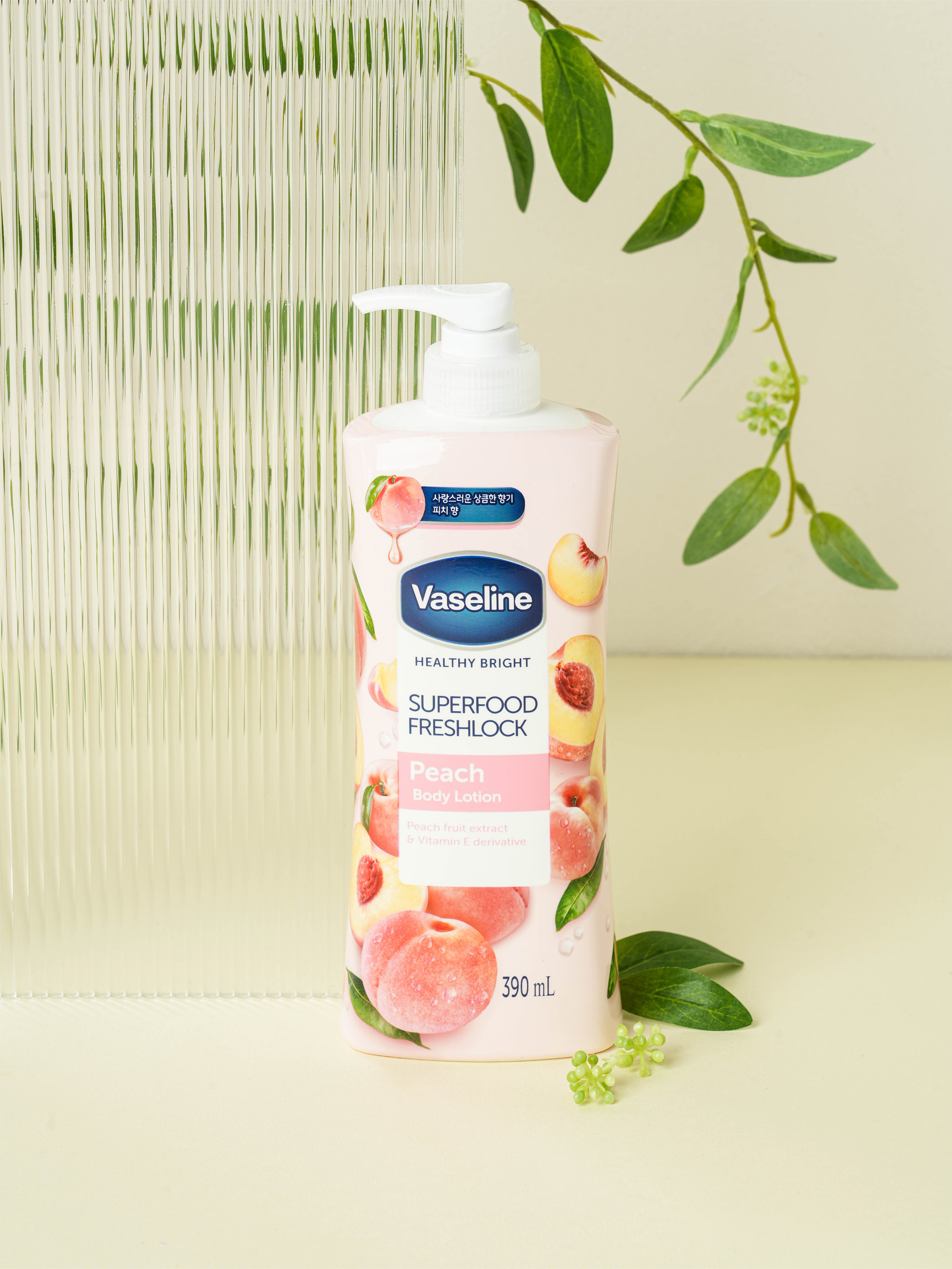 Vaseline Superfood Body Lotion 390 ml Peach