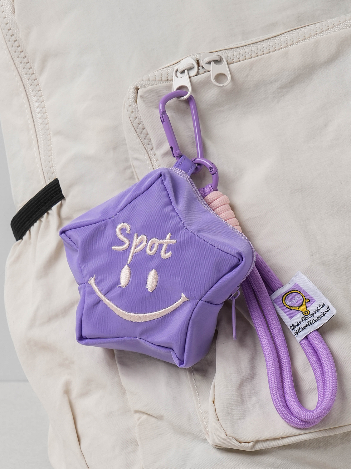 keyring point coin purse star