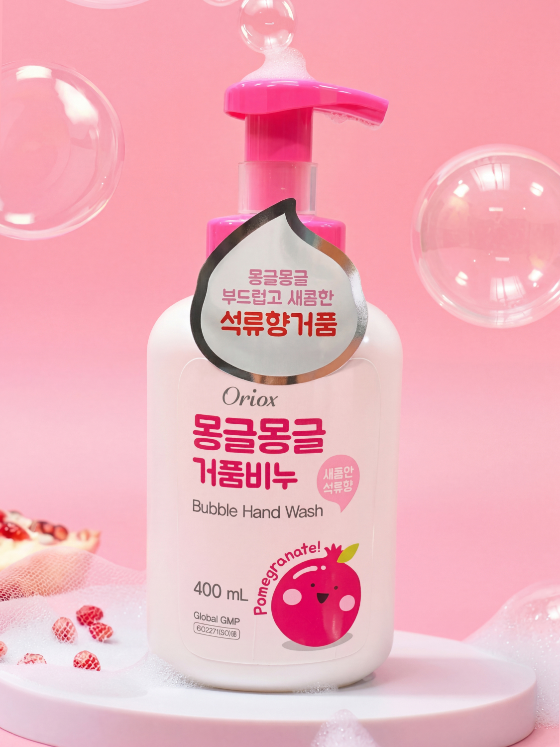 Soft bubble soap pomegranate scent 400ml