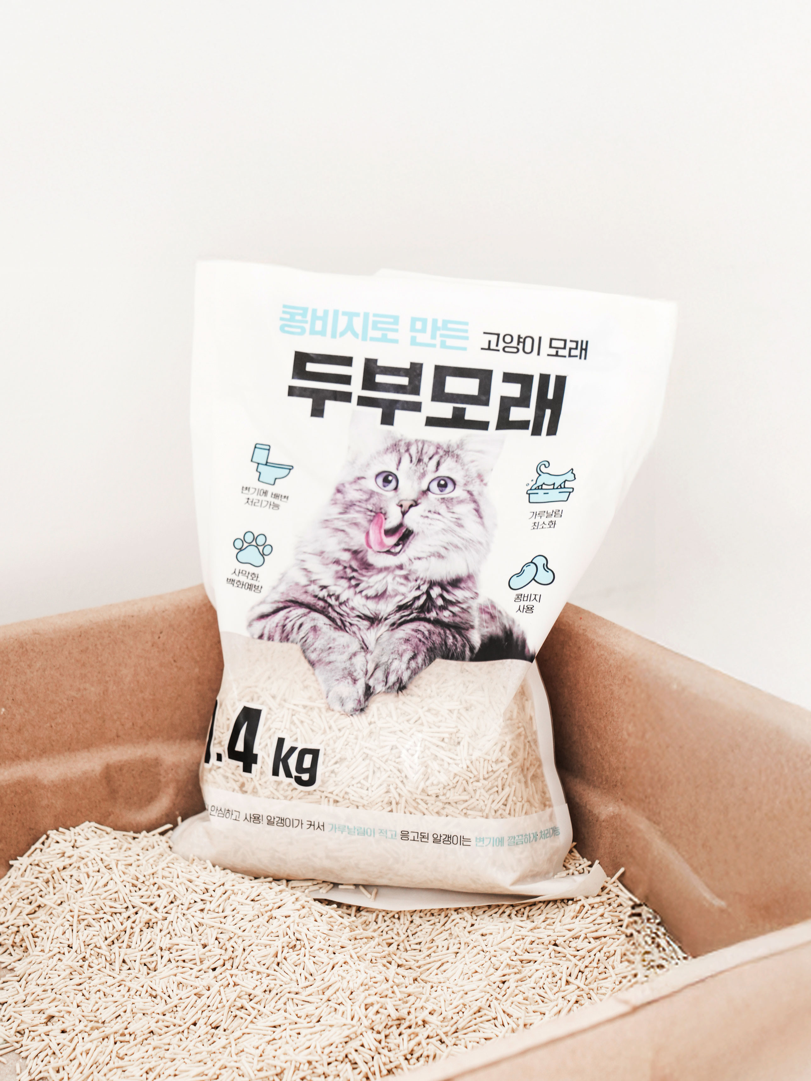 [Pet] Cat Tofu Sand 1.4 kg Original