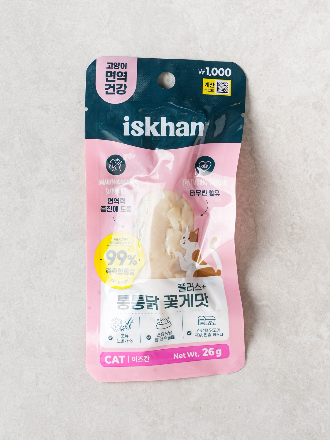 [Pet] Izukan Cat Crab Whole Chicken 26 g (385 won per 10g)