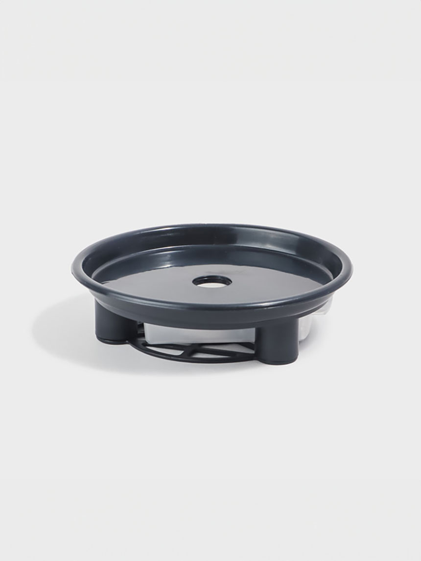 Round black mini flower pot stand No. 2