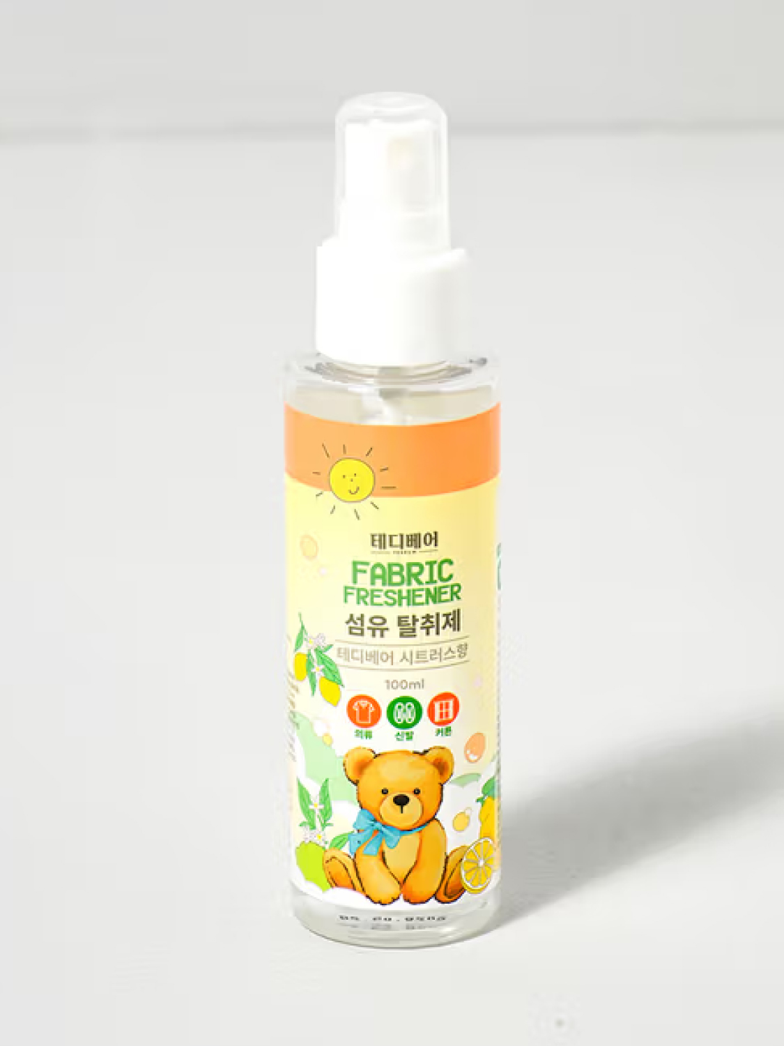 Teddy Bear Fabric Deodorizer 100 ml Citrus Scent