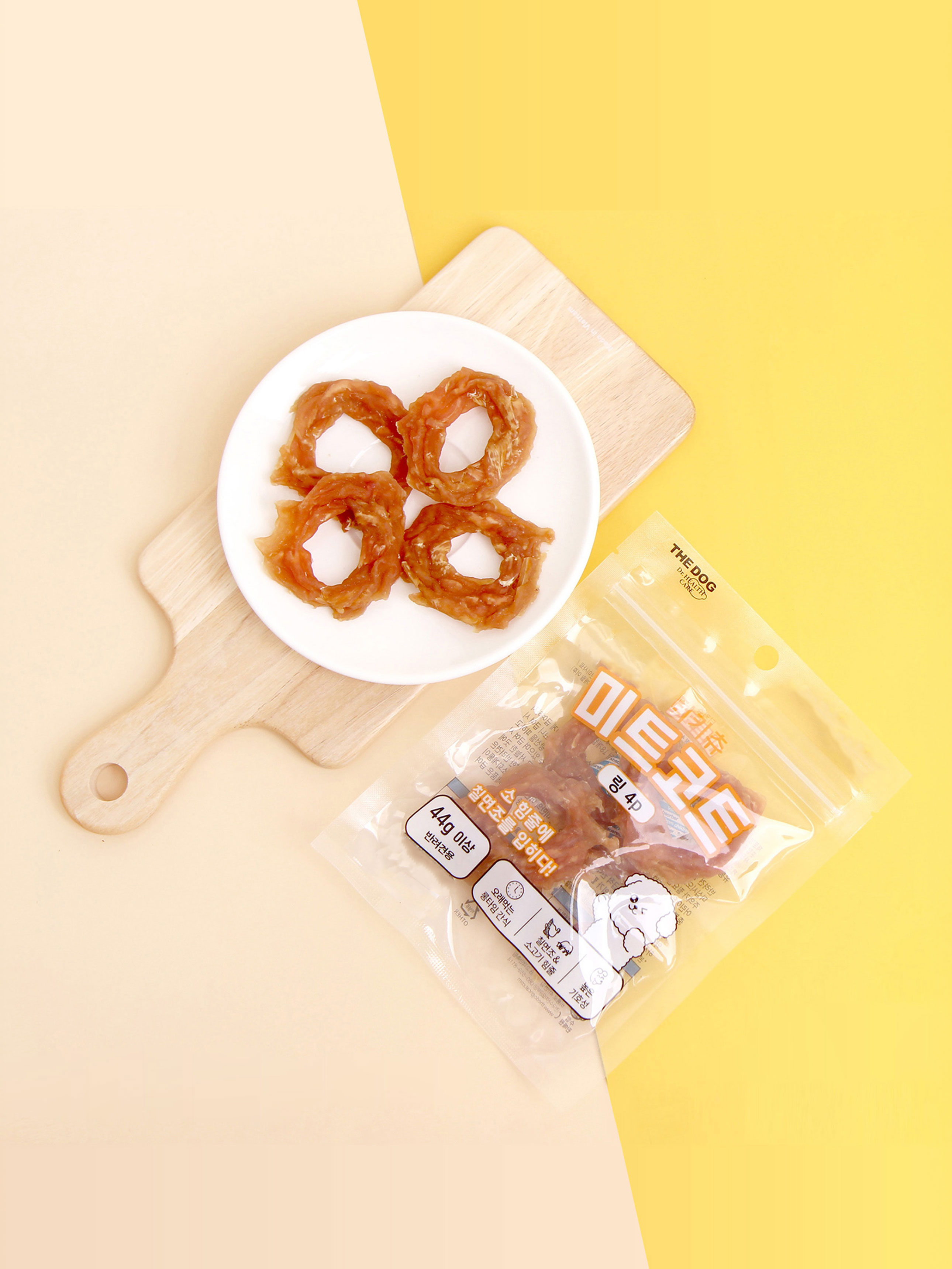 [Pet] The Dog Turkey Chew Rings 4pcs, 44g