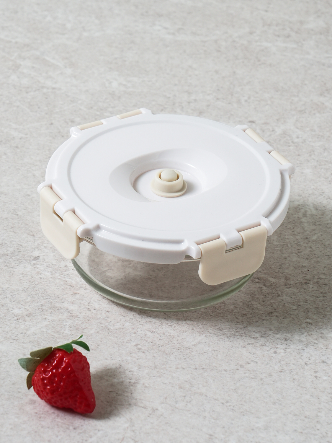 Round vacuum glass sealed cupboard 390 ml