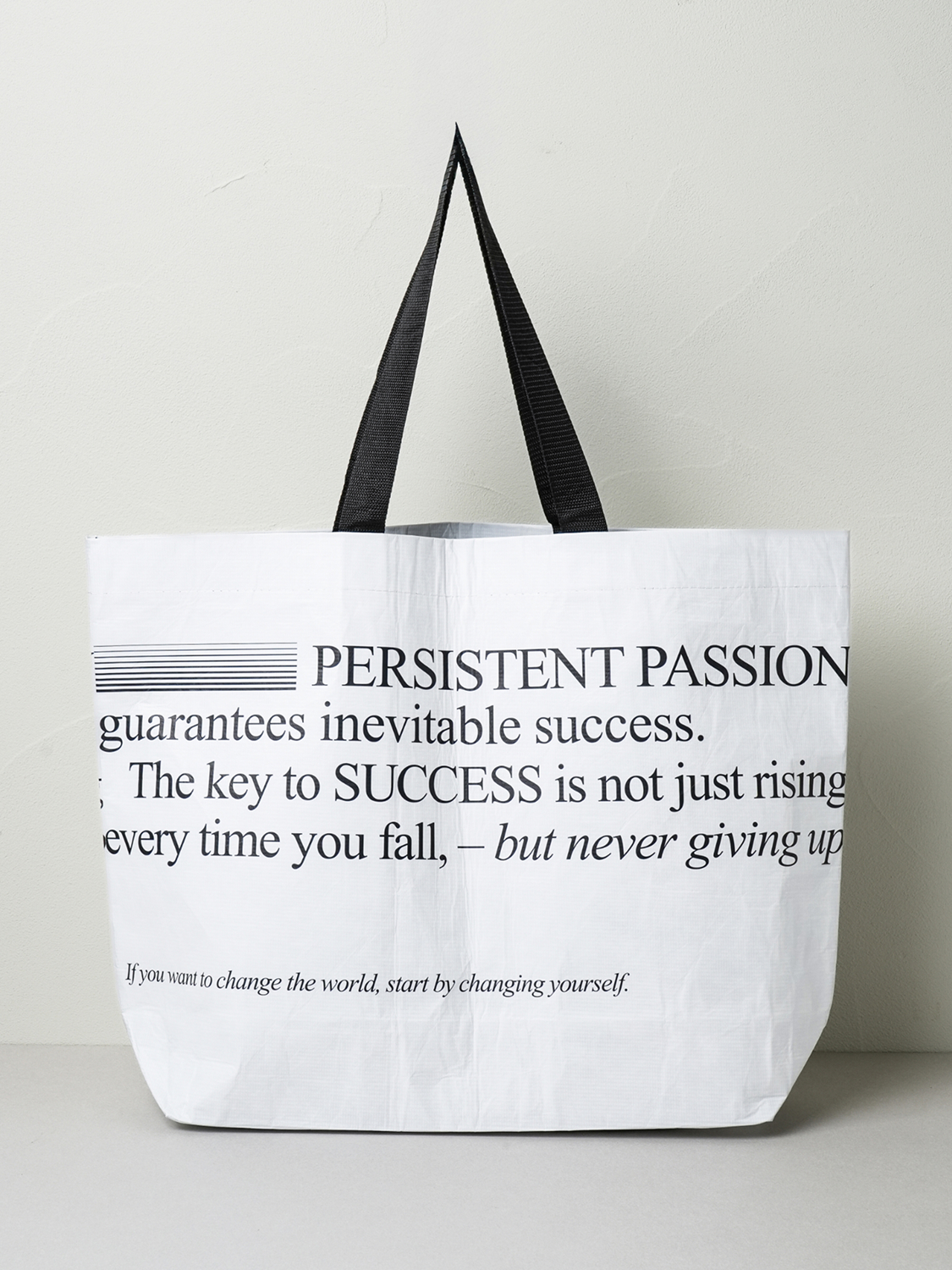 Fashion tarpaulin bag (L) (64.5*47.5*16)