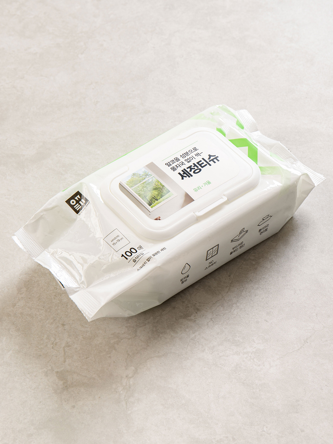 100 pieces of Taehwa Glass Sparkling Cleaning Tissues