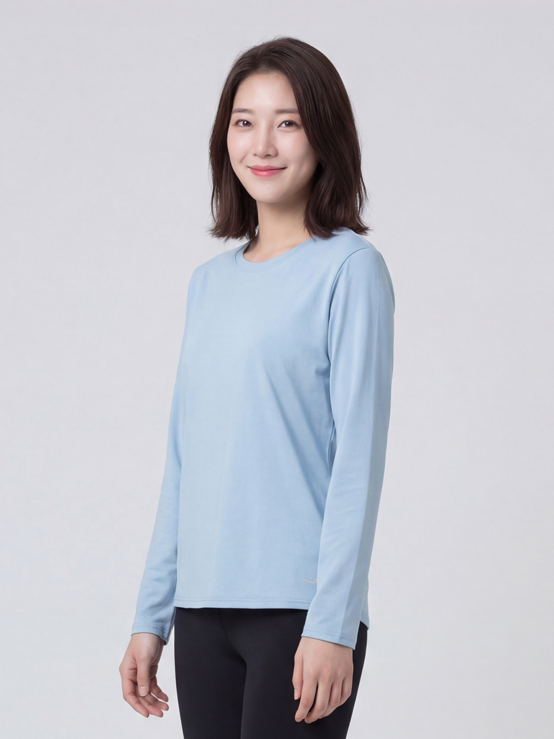 [Women] Sorona long sleeve standard fit 100 blue