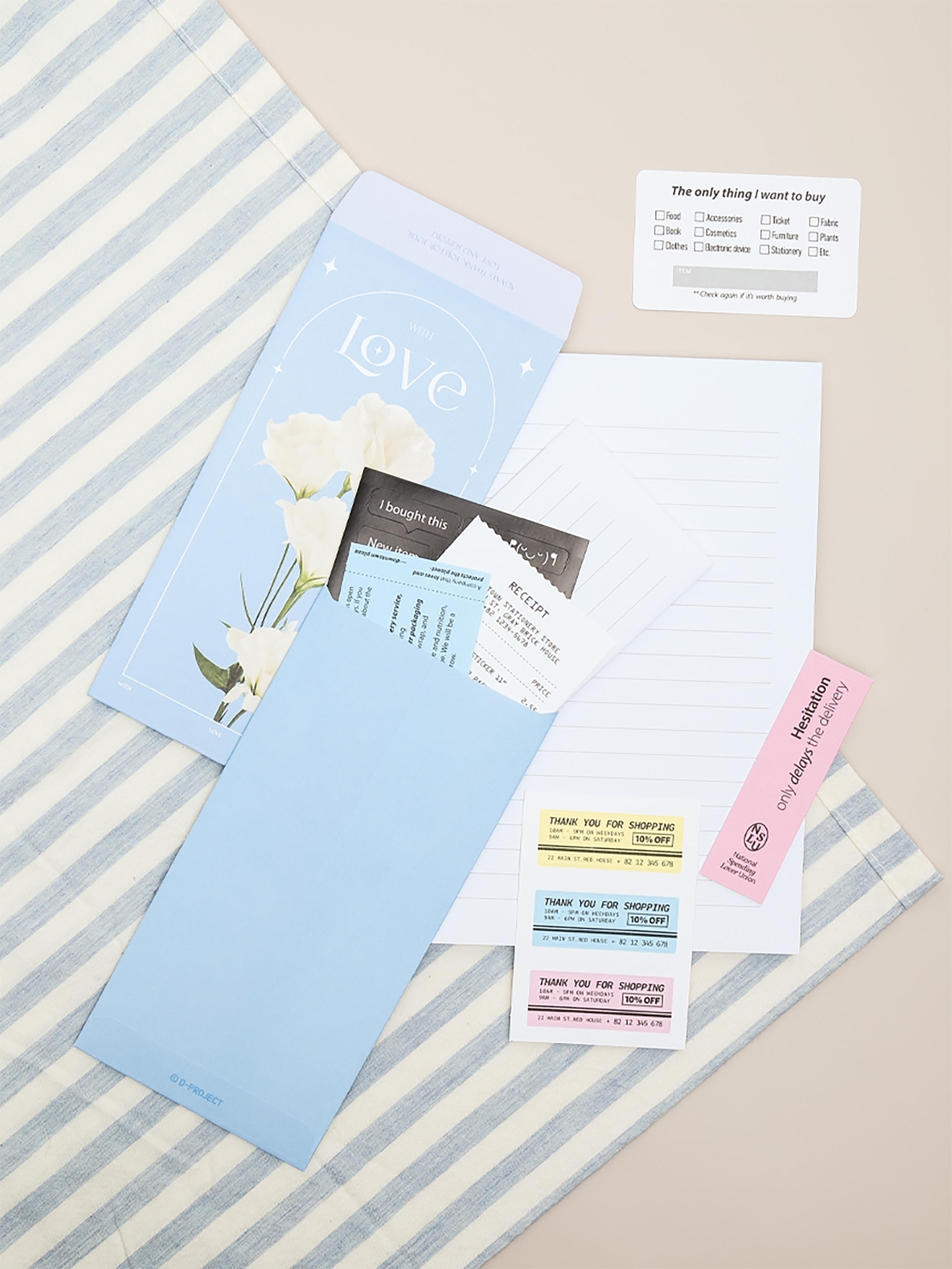 8 natural photo envelopes
