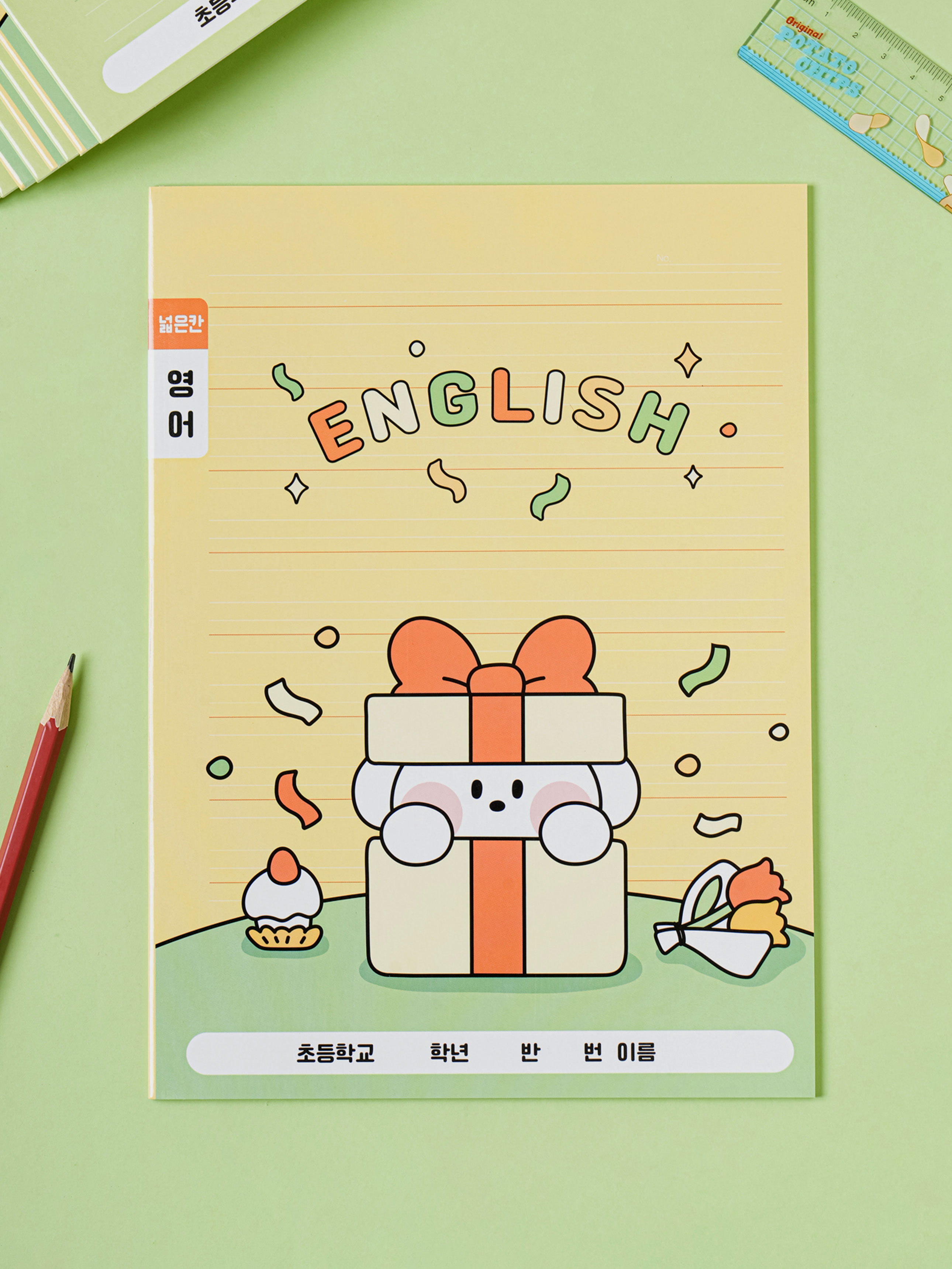 Elementary 1-2 English notebooks 24 sheets x 10 books