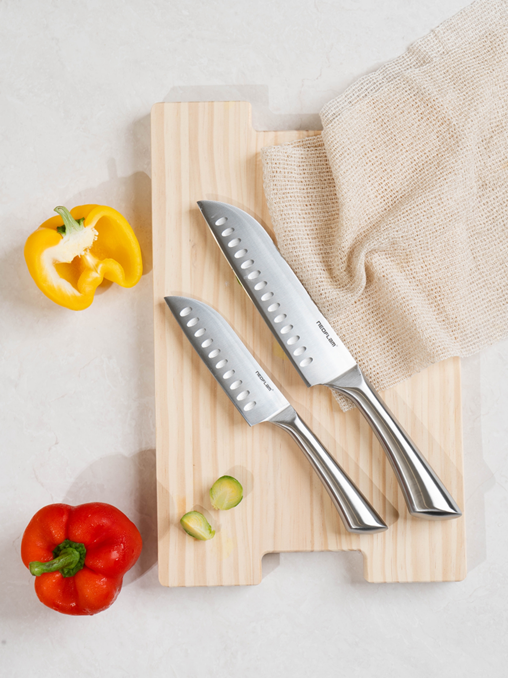 Neoflam all stainless steel mini sandoku