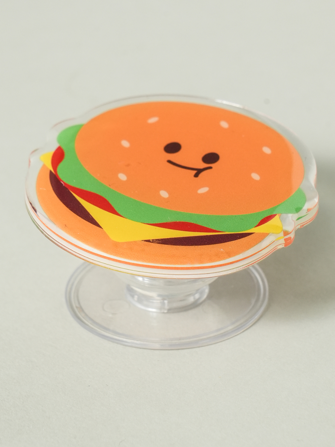 아크릴 접착식 팝핑거 햄버거