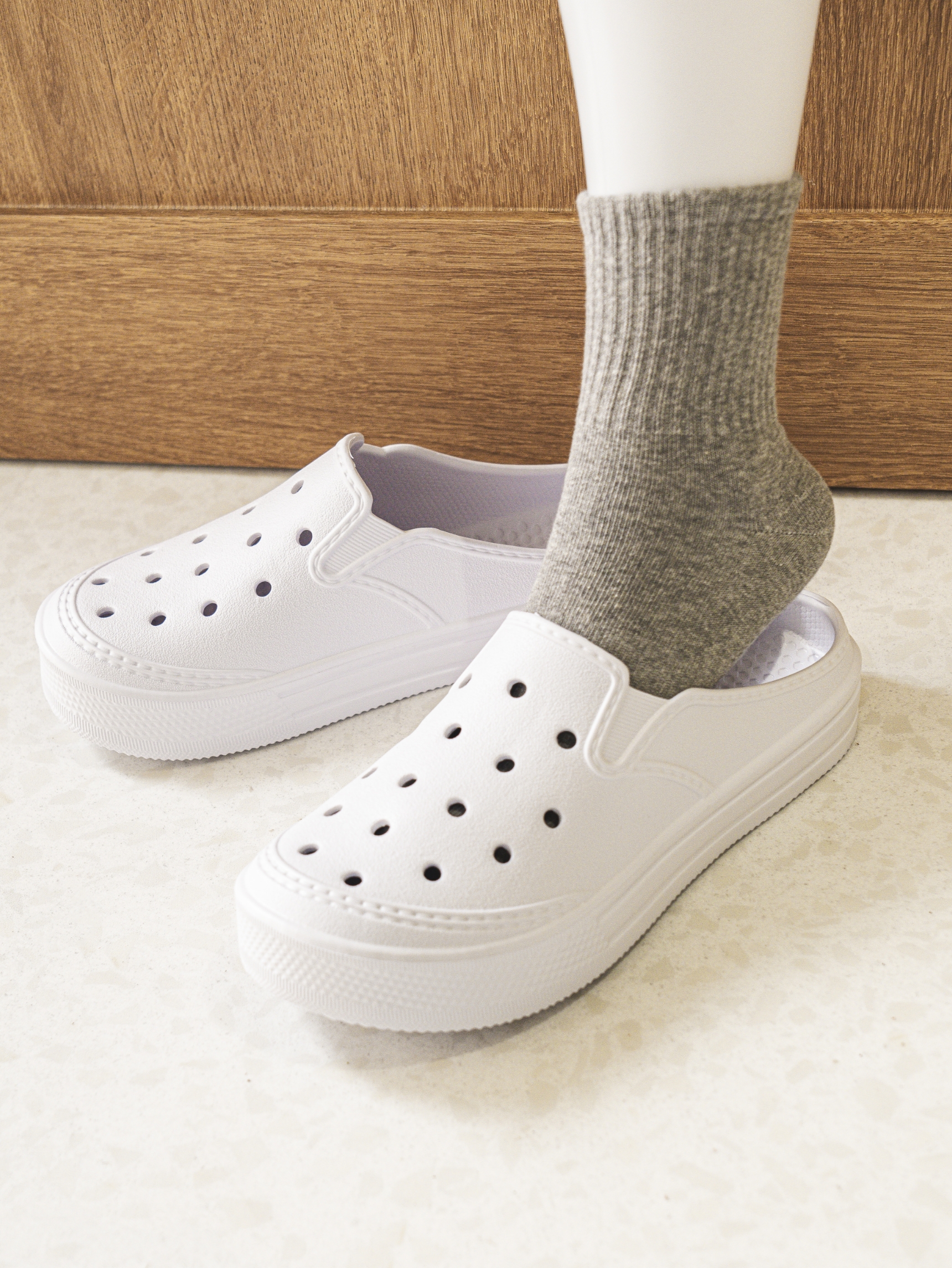 Slipper type student indoor shoes approximately 260 mm