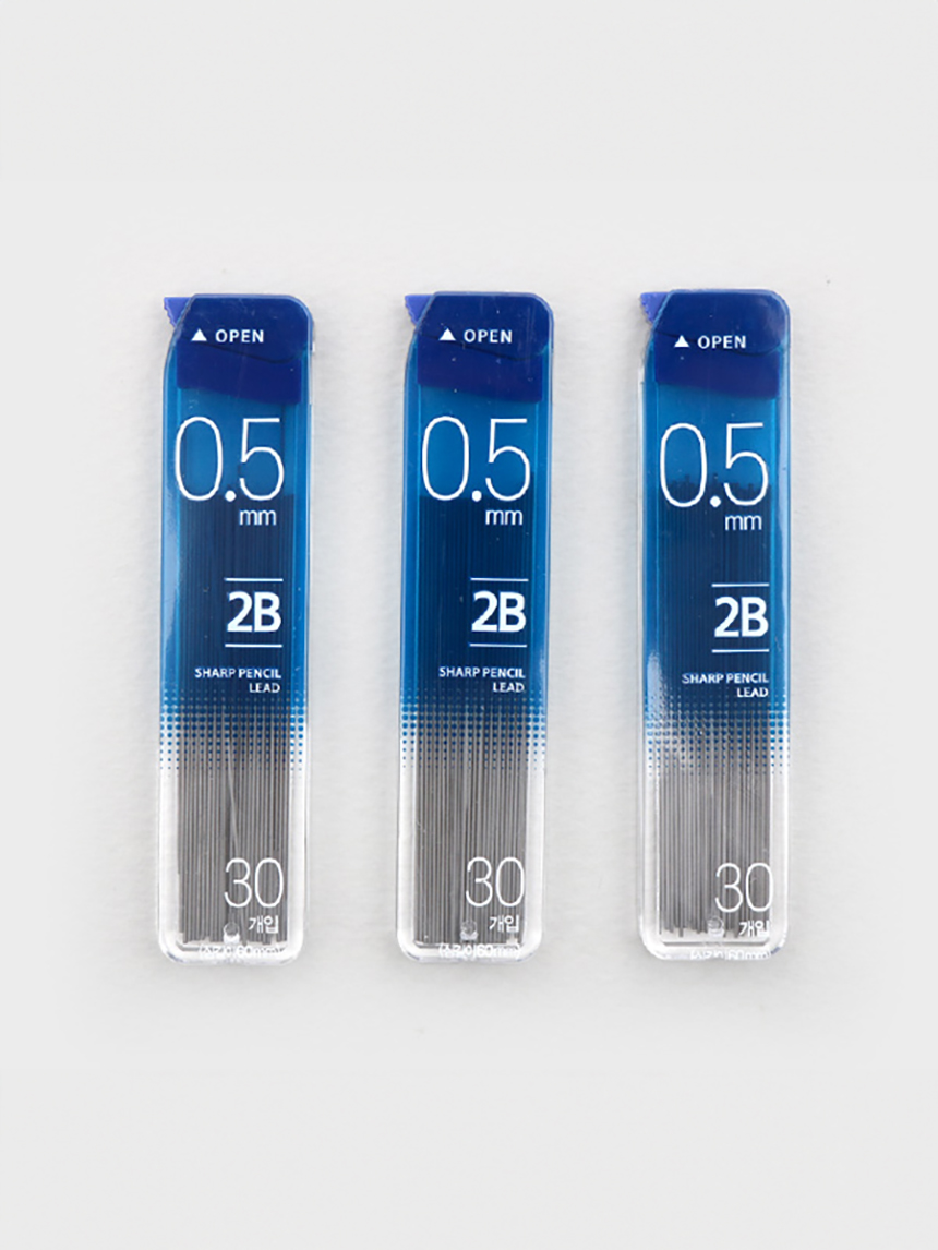 Sharp lead 0.5mm 2B 30 pieces 3P