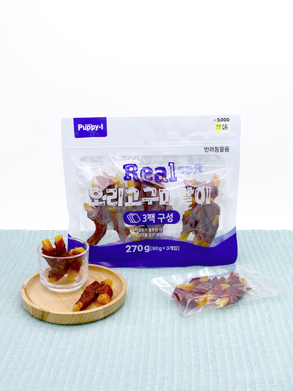 [Pet] Puppy Eye Duck Sweet Potato Rolls 90 g