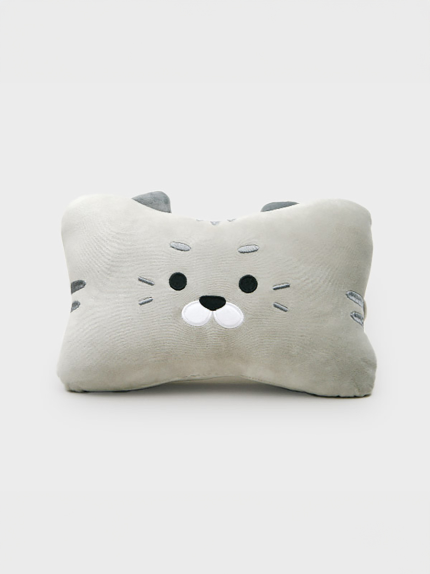 Car character neck cushion gray