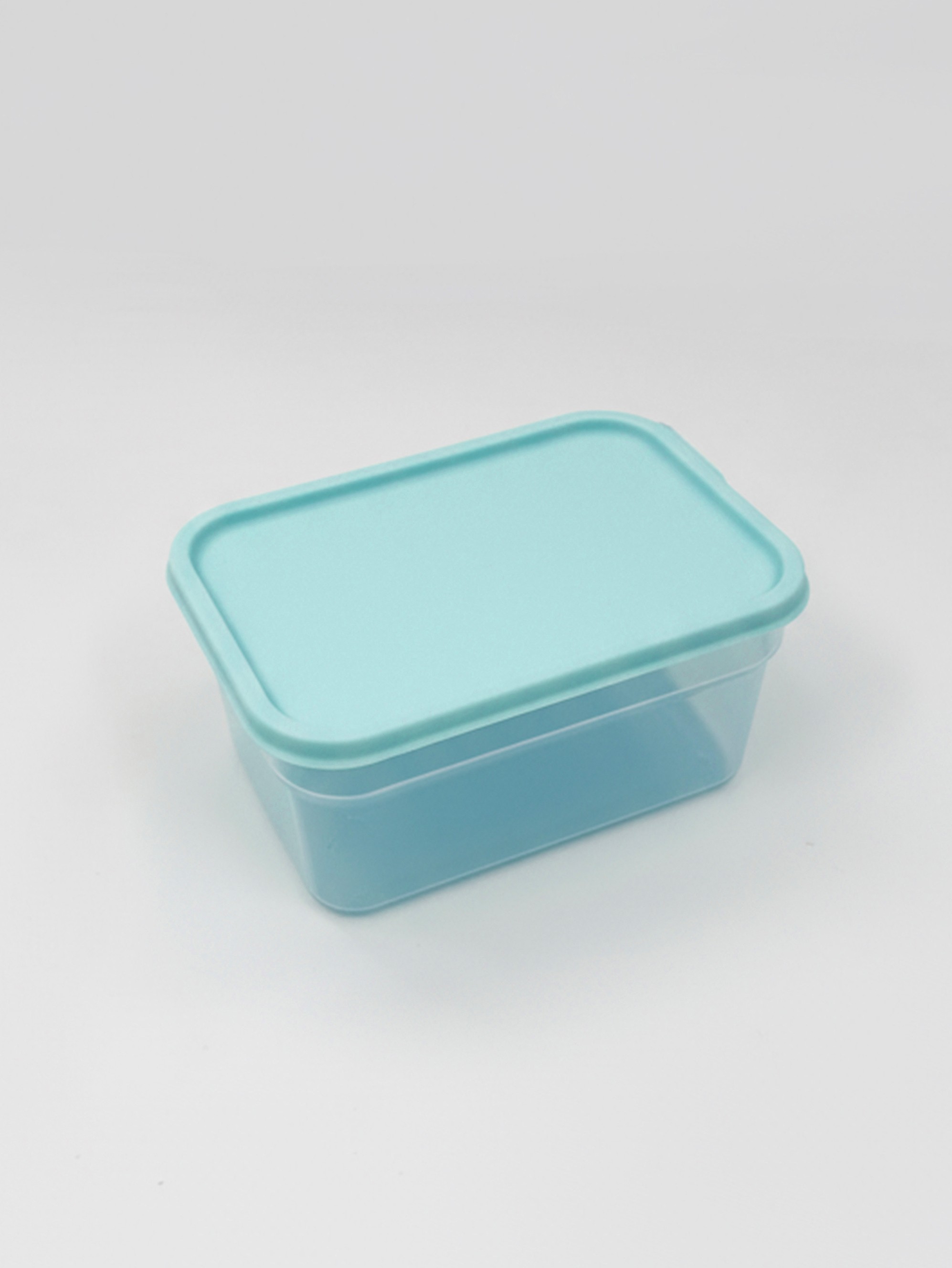 Flexible soft storage container 900ml sky blue