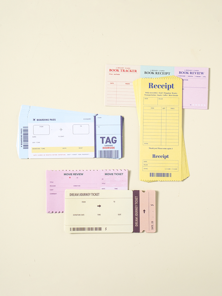 60 Dakkuyong ticket memo pads
