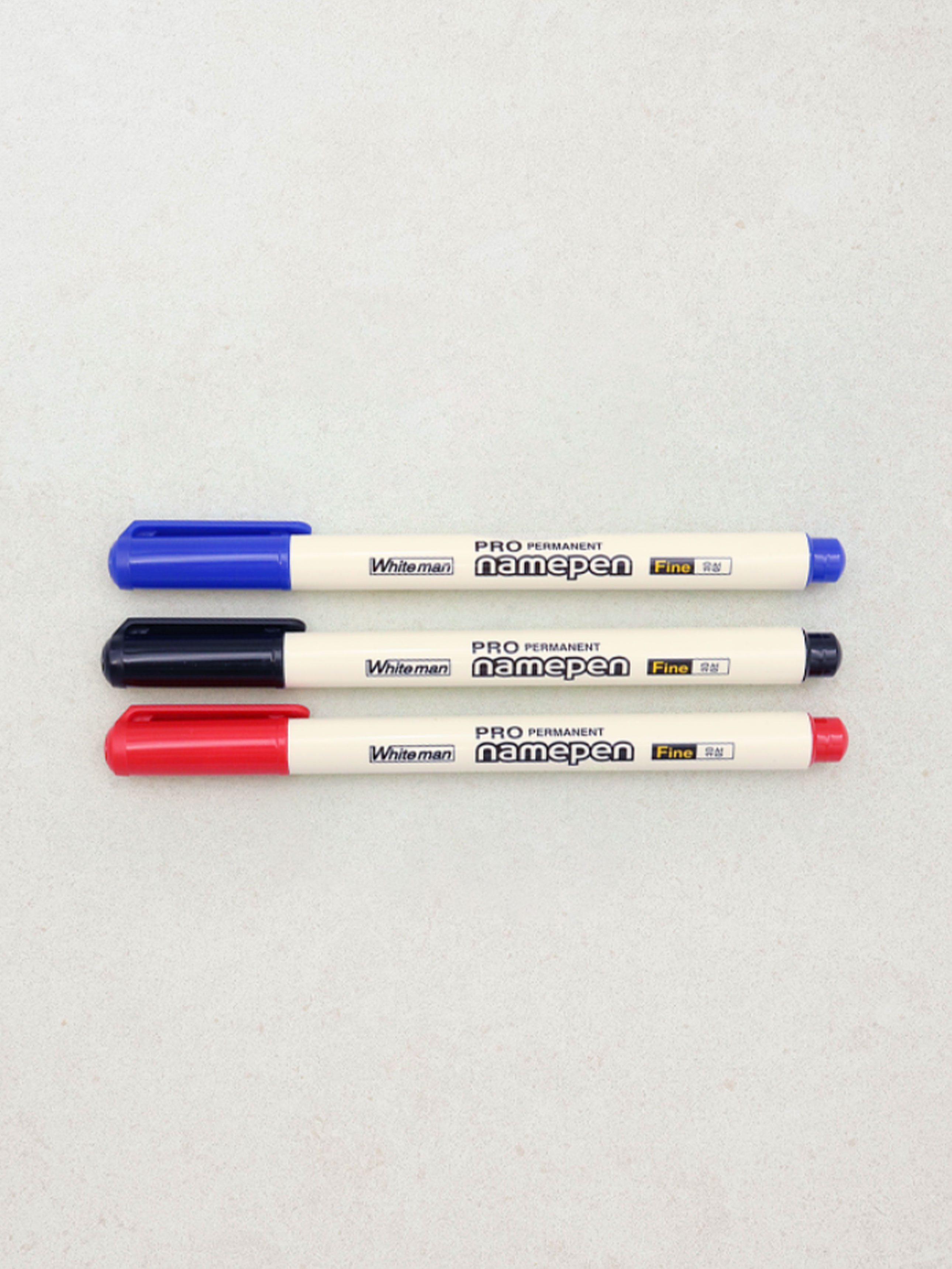 Name Pen Black Blue Red 3P