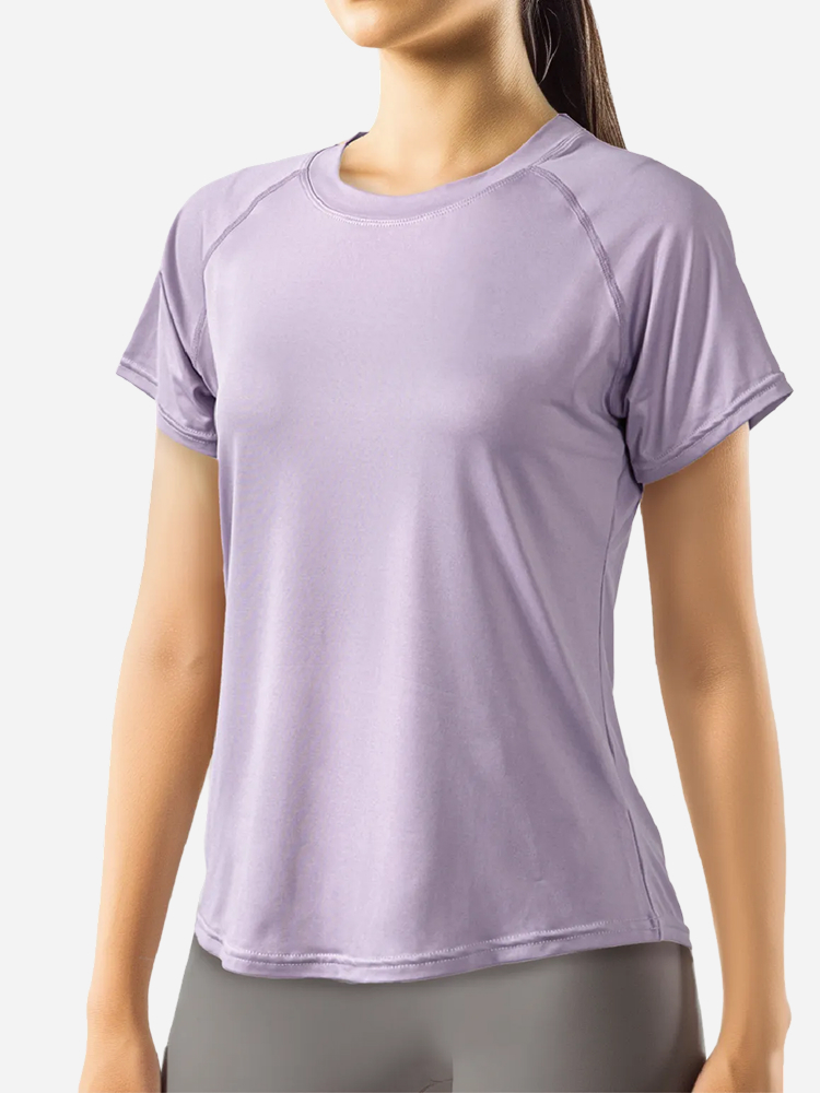 [Women] Loose fit short sleeve S purple