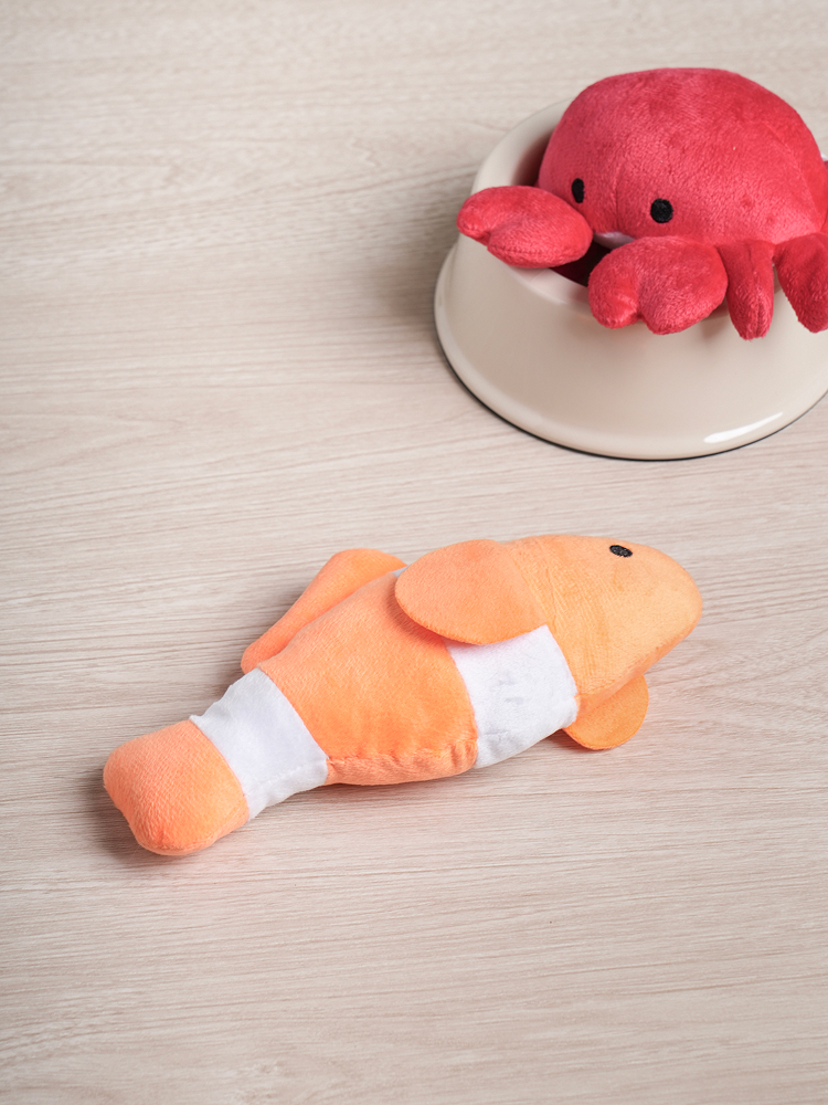 [Pet] Tropical fish-shaped toy