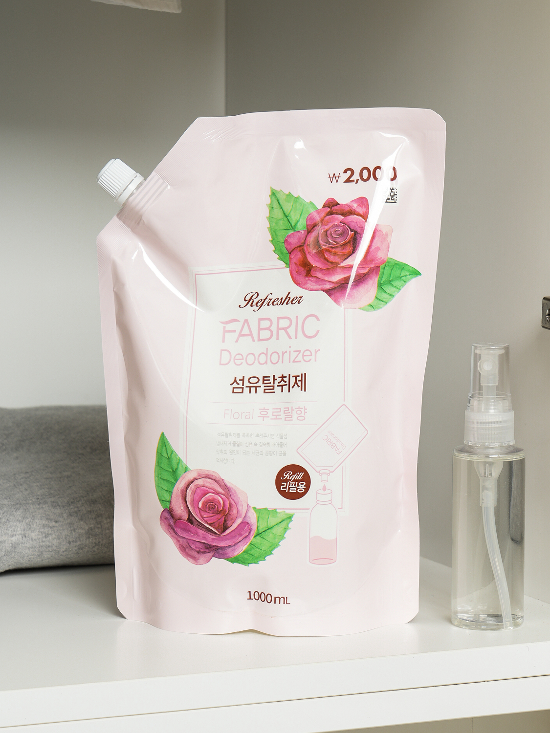 Refillable Fabric Deodorizer 1 L Floral Scent