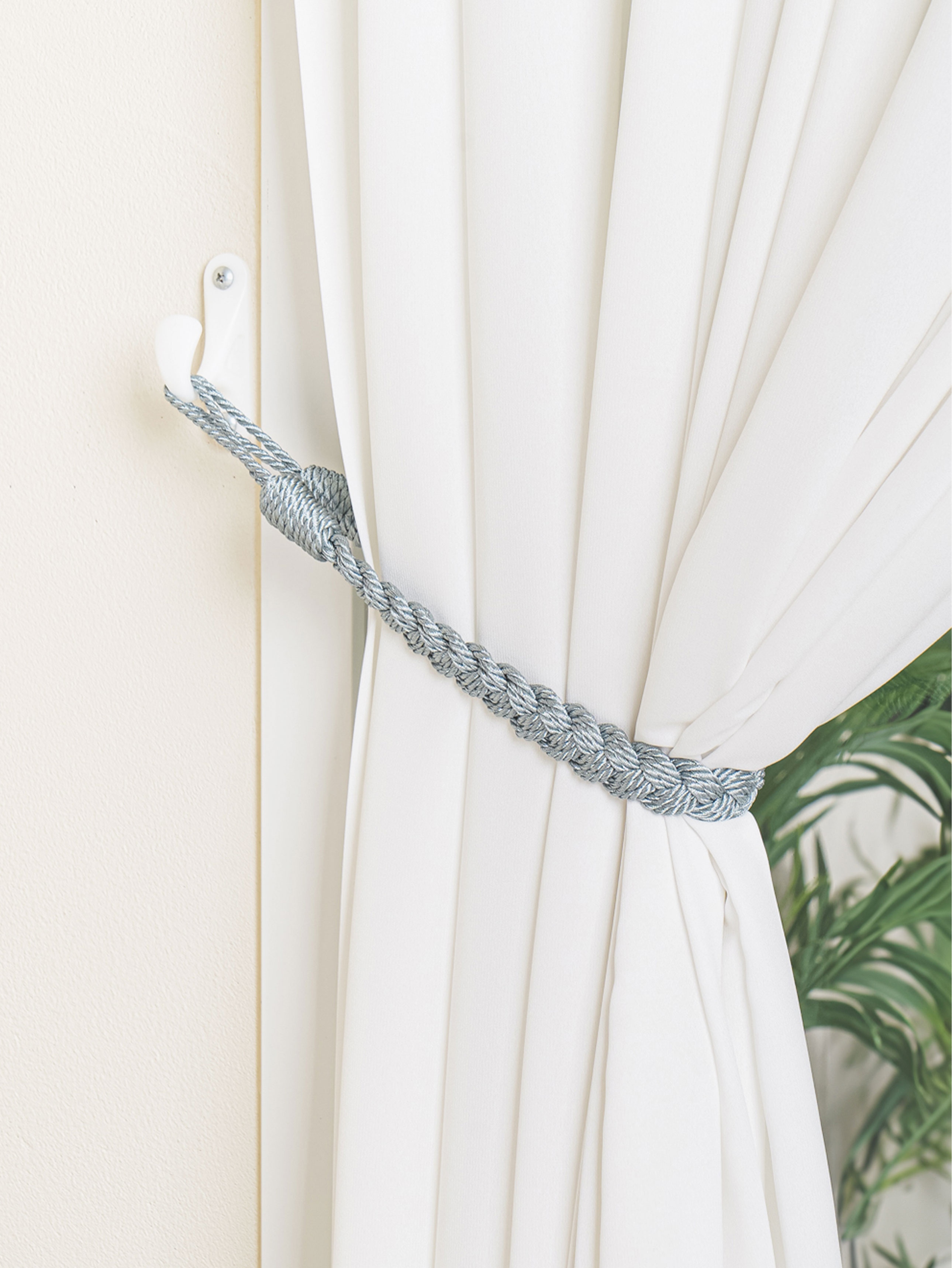 double twist curtain ties