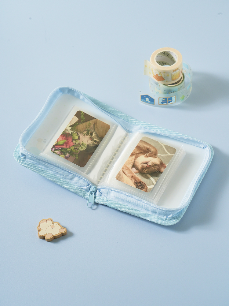 Dear Home Photo Card Zipper Binder 30 Sheets, 60 Pockets