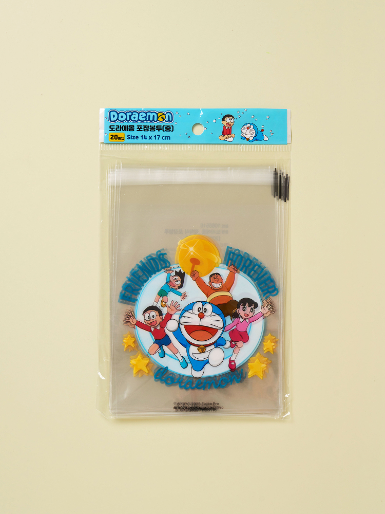 Doraemon OPP packaging bag 20 sheets medium size
